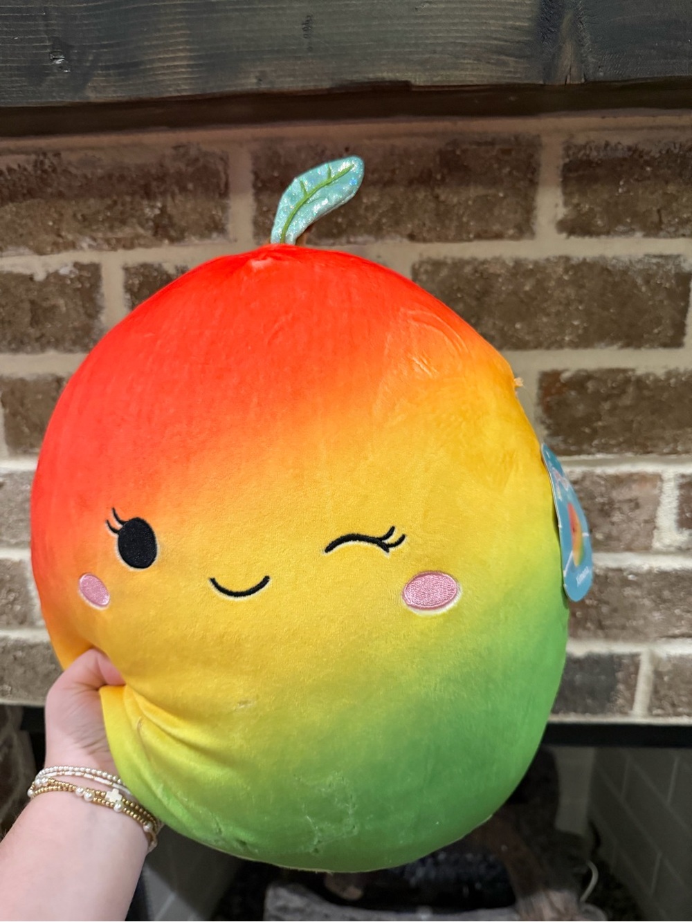 Squishmallows Mango Plush (Rainbow Gradient) Ximena New with tags Stuffed Animal